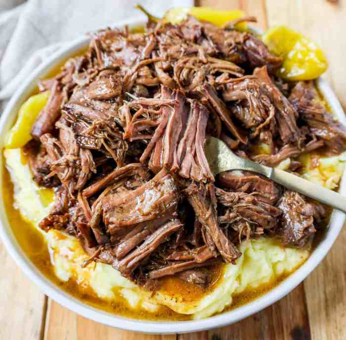 Simple beef pot roast