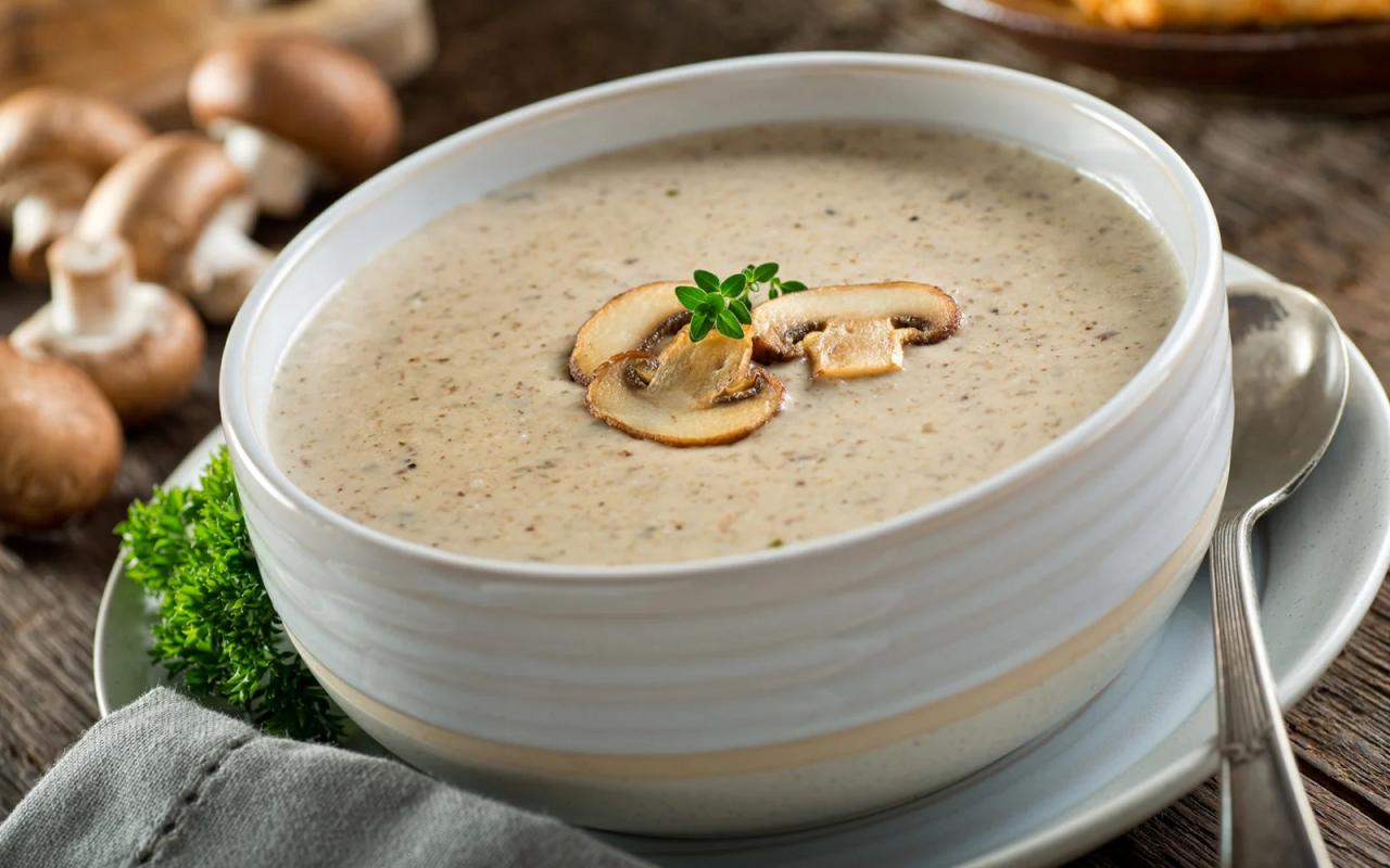 Cream of mushroom soup i