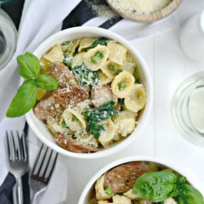 One pan orecchiette pasta