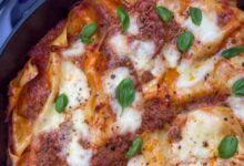 Quick and easy skillet lasagna