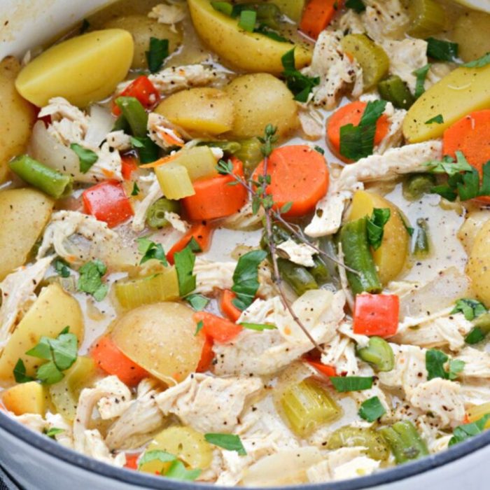 One pot chicken stew