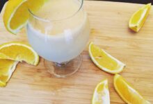 Orange creamsicle protein shake