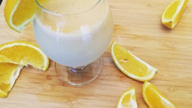Orange creamsicle protein shake