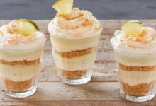 Key lime pie mini dessert