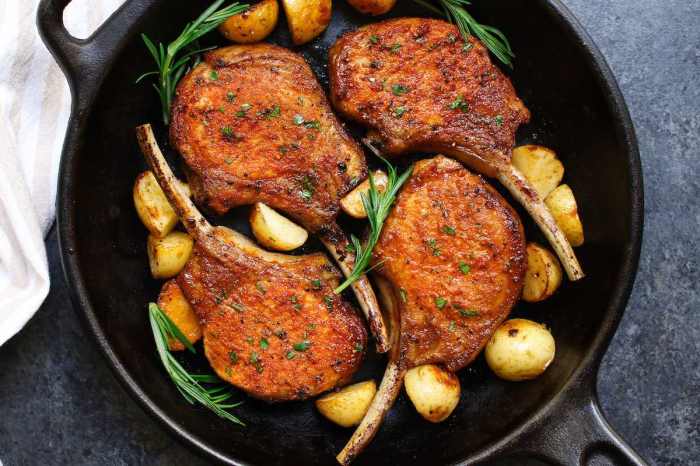 Pork chops fried pan easy make stove recipe