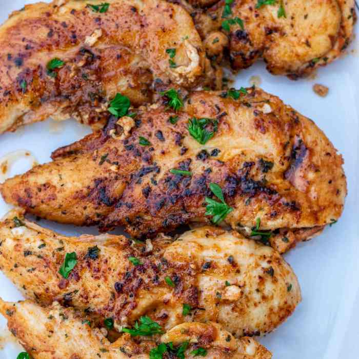 Pan seared chicken tenderloin