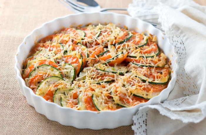 Easy zucchini tomato side dish