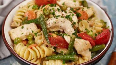 Easy skillet chicken primavera