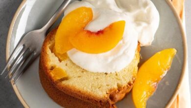 Kates peach pound cake