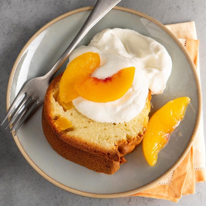 Kates peach pound cake