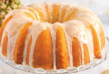 Pineapple upside down pound cake