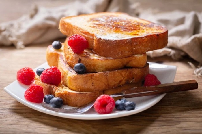 French toast without milk