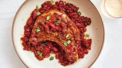 Slow cooker pork cacciatore