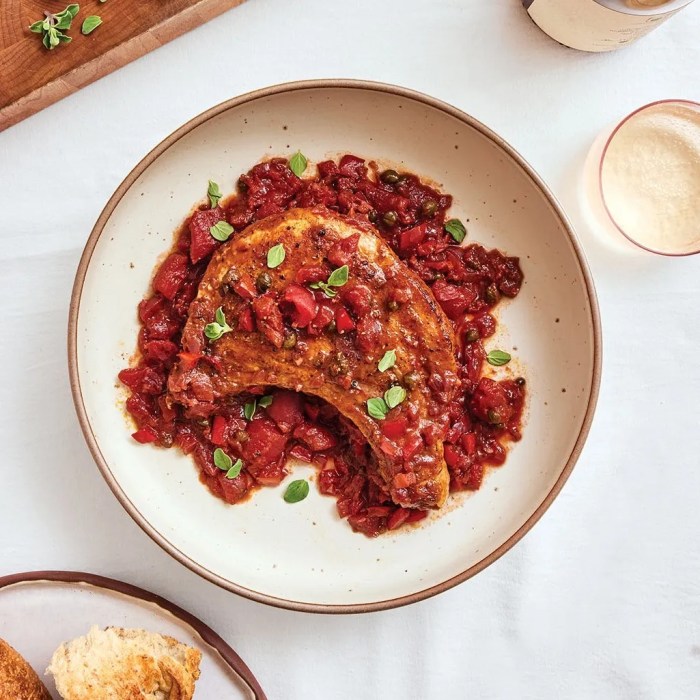 Slow cooker pork cacciatore