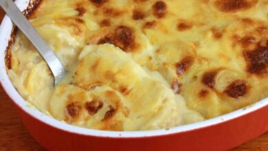 Creamy au gratin potatoes