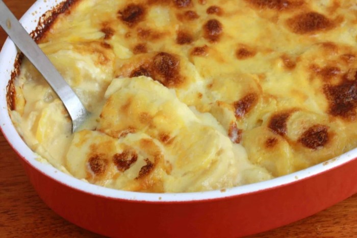 Creamy au gratin potatoes