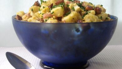 Potato salad with chives