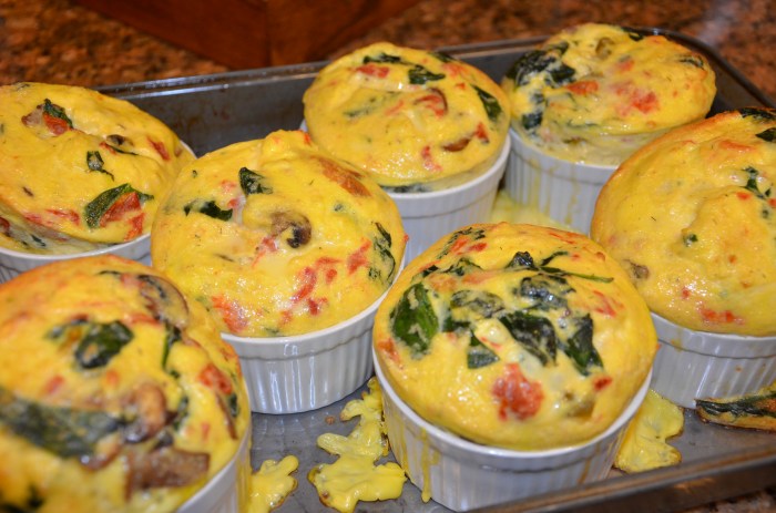 Frittata spinach mushroom bacon recipe tomatoes zucchini recipes breakfast skillet simplyhomecooked easily vegetables onions substitute preference peppers bell care don