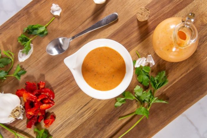 Roasted red pepper aioli