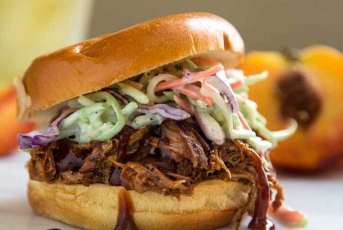 Slow cooker pulled pork with root beer