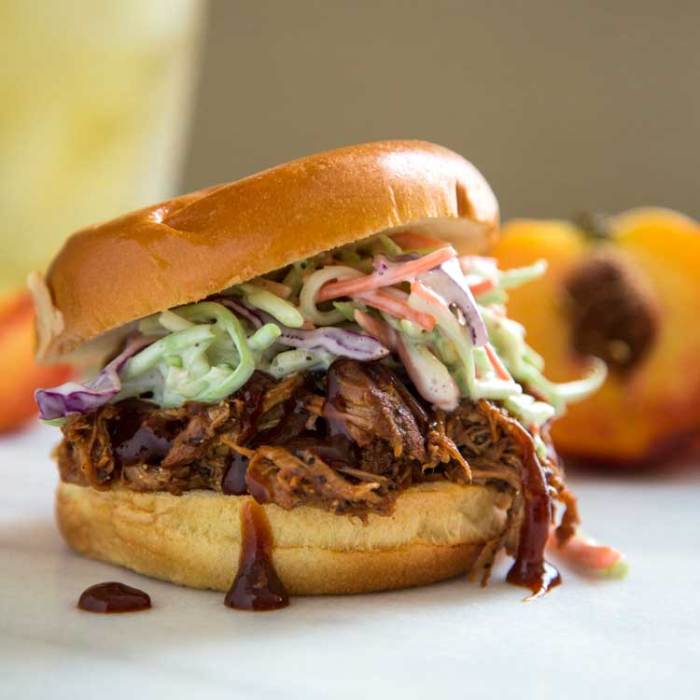 Slow cooker pulled pork with root beer