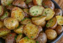 Roasted parmesan rosemary potatoes