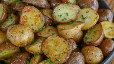 Roasted parmesan rosemary potatoes