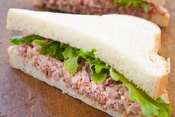 Ham and egg salad sandwich spread