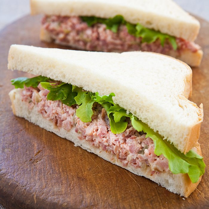 Ham and egg salad sandwich spread