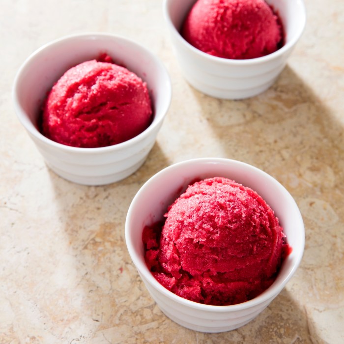 Sorbet raspberry recipe summer test kitchen classics perfecting america rasberry