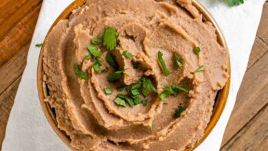 Refried beans vegan slow cooker veganista simple white easy fuss cooked eat ready ever these may