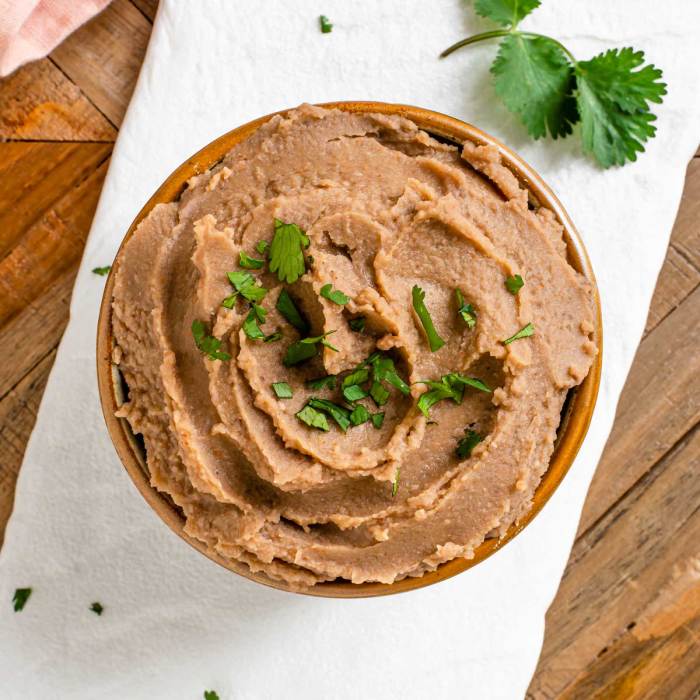 Quick and easy refried beans