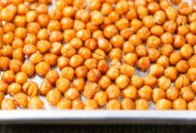 Roasted salt vinegar chickpeas