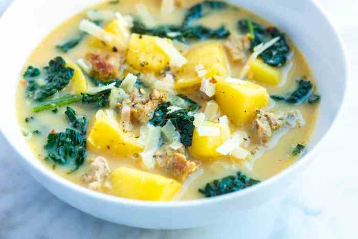 Soup sausage potato kale recipe smoked potatoes make cooker slow