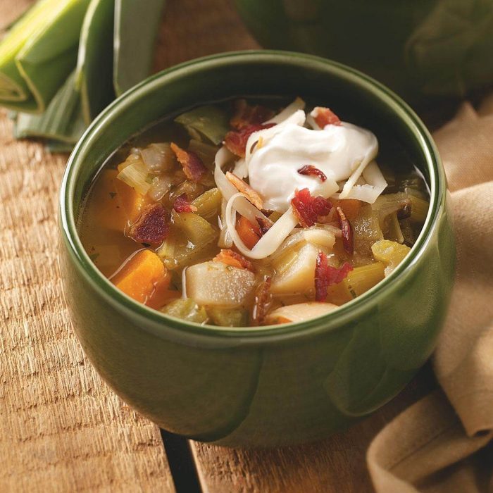 Winter root vegetable soup