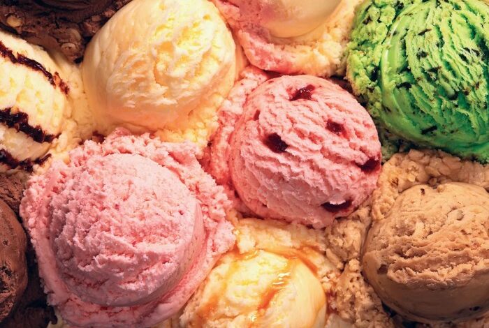 Yummy ice cream bread