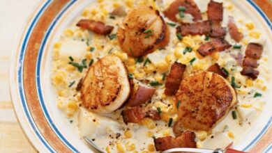 Scallop and shrimp chowder