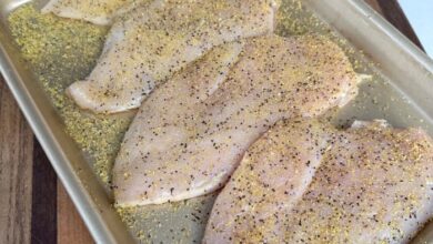 Grilled lemon pepper chicken