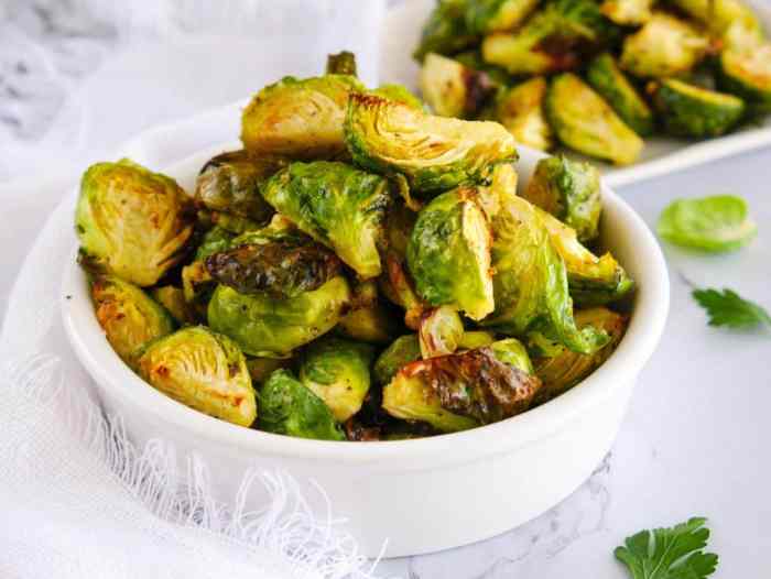 Air fryer brussels sprouts