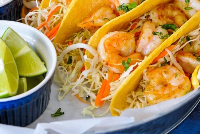 Easy and quick shrimp tacos