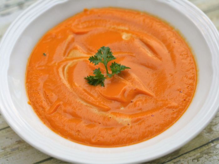 Cream of carrot soup