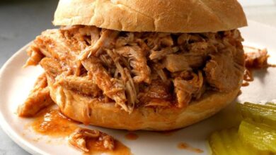 Slow cooker texas pulled pork