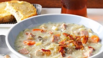 Slow cooker sauerkraut and sausage