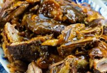 Slow cooker apple cider braised pork