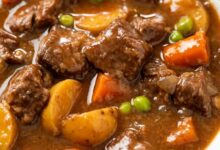 Slow cooker italian beef stew