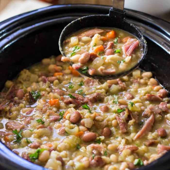 Easter ham bone soup