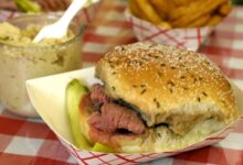 Chef johns beef on weck sandwiches