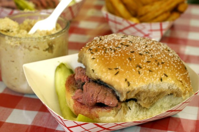 Chef johns beef on weck sandwiches