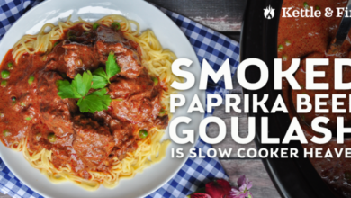 Smoked paprika goulash for the slow cooker