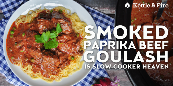 Smoked paprika goulash for the slow cooker